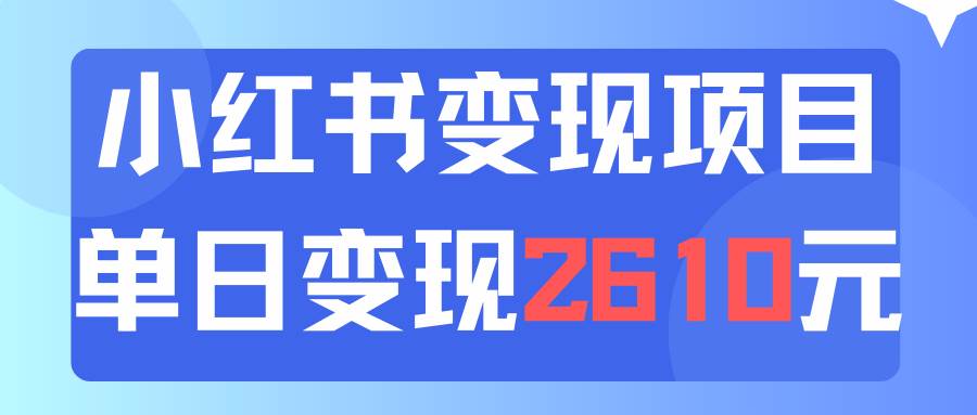 利用小红书卖资料单日引流150人当日变现2610元小白可实操（教程+资料）-炫知网