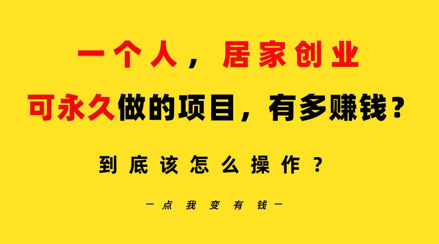 一个人，居家创业：B站每天10分钟，单账号日引创业粉100+，月稳定变现5W...-炫知网