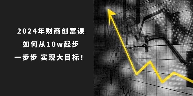 2024年 财商-创富课：如何从10w起步，一步步 实现大目标！-炫知网