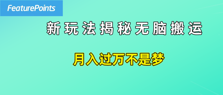 简单操作，每天50美元收入，搬运就是赚钱的秘诀！-炫知网