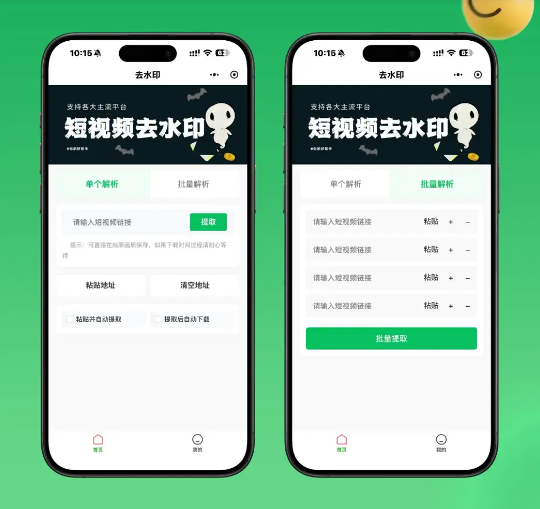 2026最新去水印小程序源码 v1.6.5 带流量主-休闲学社