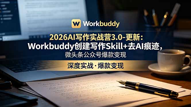 AI写作实战营课程界面截图