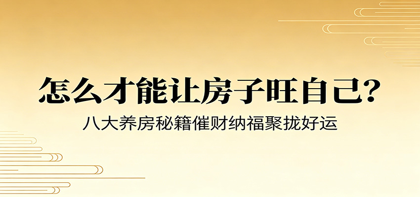 付费文章《怎么才能让房子旺自己？》八大养房秘籍催财纳福聚拢好运-休闲学社