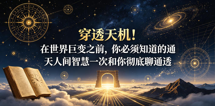 付费文章：穿透天机！在世界巨变之前，你必须知道的通天人间智慧一次和你彻底聊通透-休闲学社