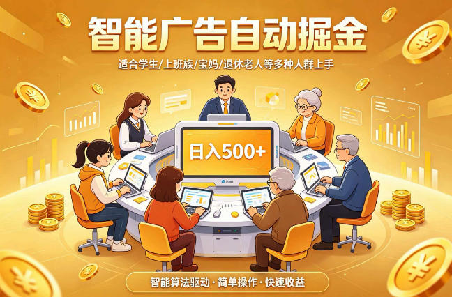 2026年最好做的项目：自动掘金项目，小白轻易上手，单日轻松收入500+【揭秘】-休闲学社
