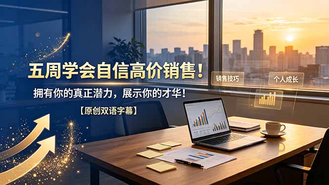 五周学会自信高价销售！拥有你的真正潜力，展示你的才华！【原创双语字幕】-休闲学社