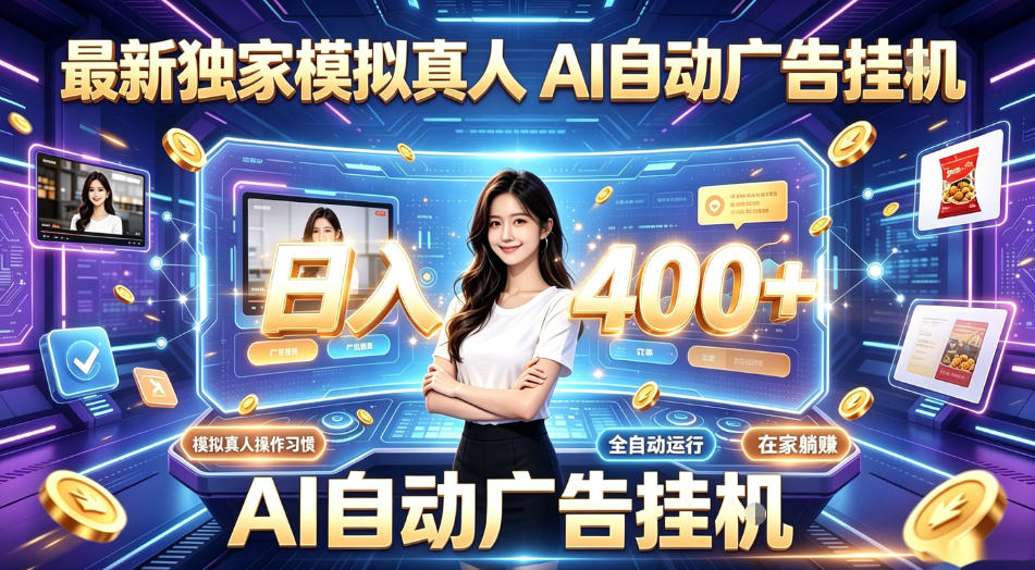 最新独家模拟真人，AI自动挂号挂G，日入400+，全程全自动运行，无需人工【揭秘】-休闲学社
