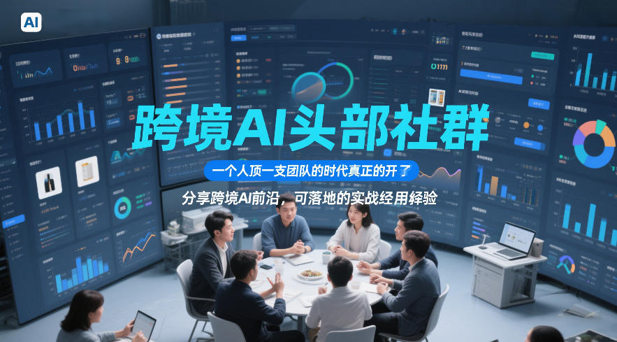 跨境AI头部社群，一个人顶一支团队的时代真正的开始了，分享跨境AI前沿，可落地的实战经验(更新6月29日)-休闲学社
