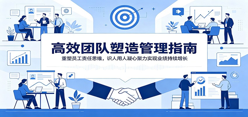 高效团队塑造管理指南：重塑员工责任思维，识人用人凝心聚力，实现业绩持续增长