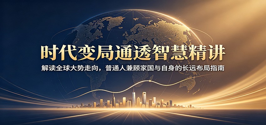时代变局通透智慧精讲：解读全球大势走向，普通人兼顾家国与自身的长远布局指南-休闲学社