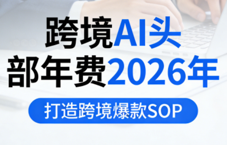 跨境AI头部年费2026年，打造跨境爆款SOP(更新6月)-休闲学社