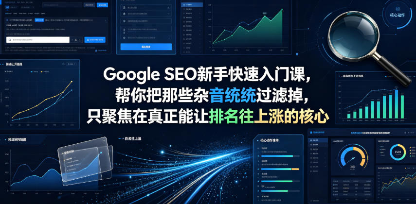 Google SEO新手快速入门课,帮你把那些杂音统统过滤掉,只聚焦在真正能让排名往上涨的核心动作【原创双语字幕】 - 图片1