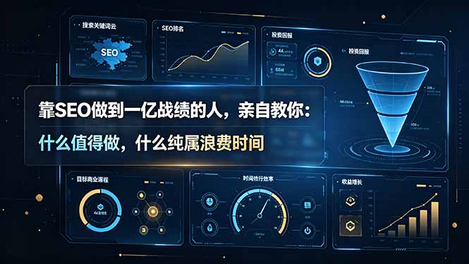 靠SEO做到一亿战绩的人，亲自教你：什么值得做，什么纯属浪费时间【原创双语字幕】-休闲学社