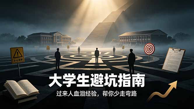 付费文章：大学生避坑指南 ，过来人血泪经验，帮你少走弯路-休闲学社