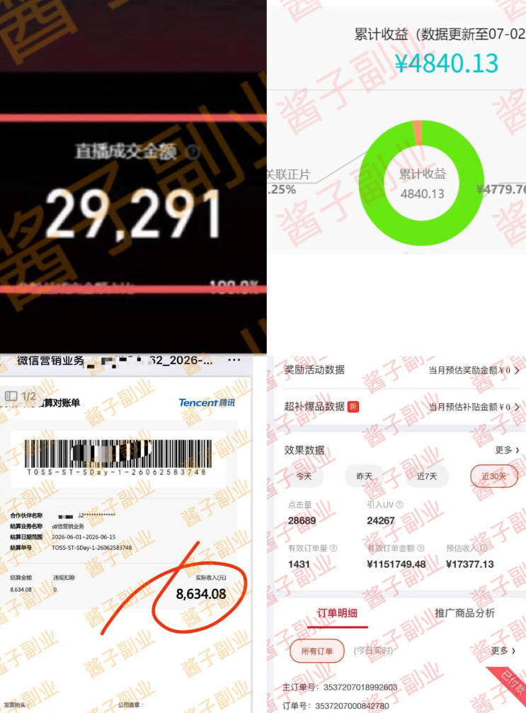 985十年互联网老兵亲测：2026年多个真实落地副业项目，手把手带你搭建被动收入管道(淘宝无人直播、TK拉新、代运营、CSGO……)【揭秘】 - 图片2