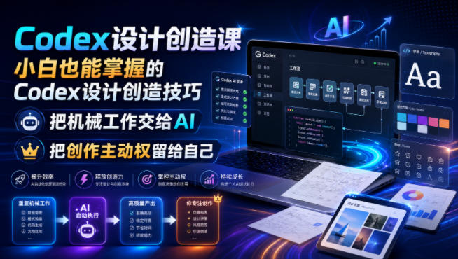 Codex设计创造课：小白也能掌握的设计技巧