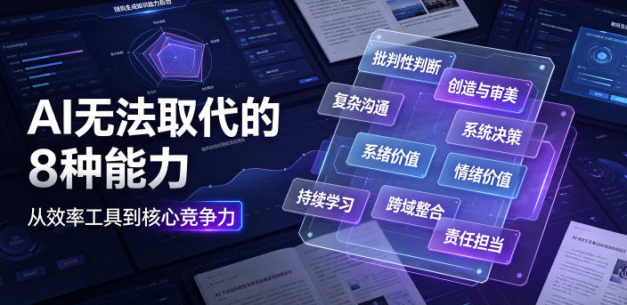 付费文章：AI无法取代的8种能力-休闲学社